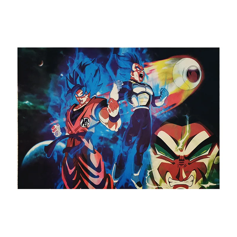 Dragon Ball Z Anime Poster Stickers Decorative paintings First generation Goku Vegeta ecoration Pictures Gift | Игрушки и хобби