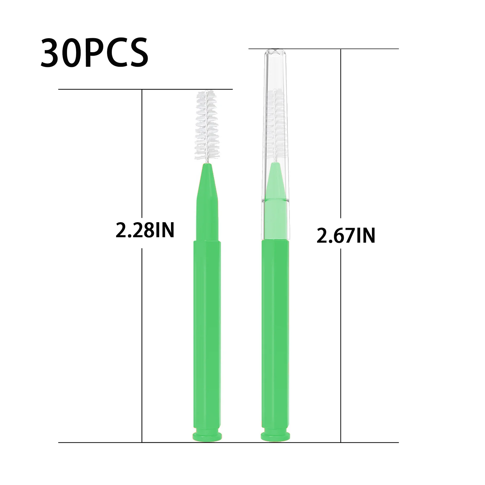 

30pcs/lot Interdental Brush Dental Floss Teeth Oral Clean Hygiene Toothpick Teeth Brush Oral Care Tool Interdental Brush