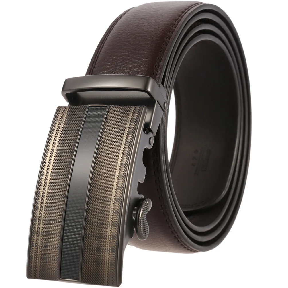 

Male Designer Automatic Buckle Cowhide Leather Men's Belt Famous Brand Belt Luxury Belts Men Ceinture Homme belt LY225-1289-1