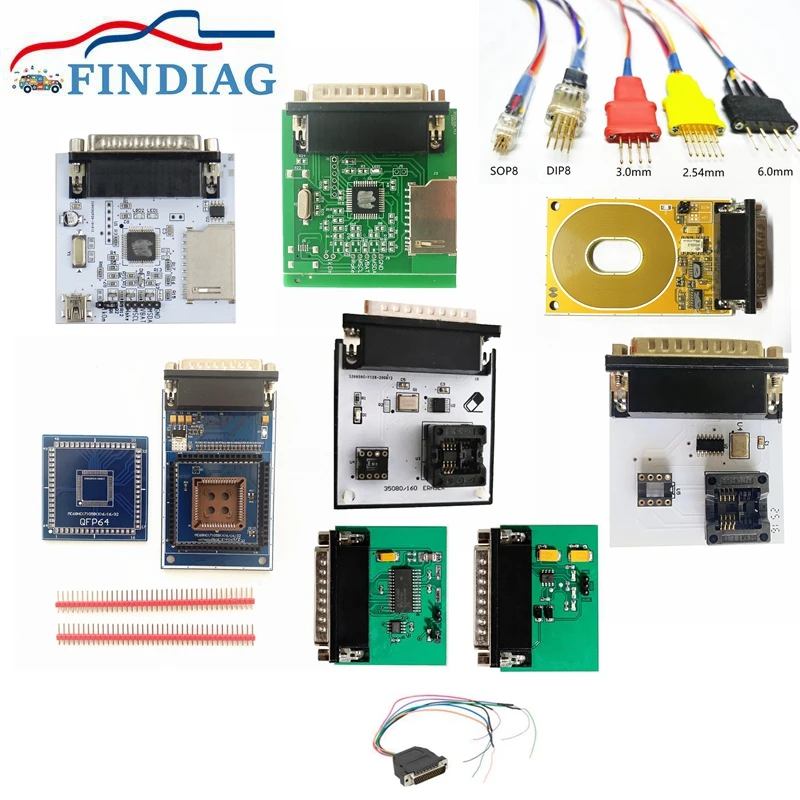 Улучшенный адаптер RFID для TOYOTA 4C/4D чип чтения работает с IProg + PCF79XX/5 шт. щупов/35080/160