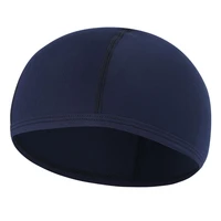 aozbz motorcycle bicycle helmet inner cap hat quick dry breathable hat racing cap comfortable under helmet beanie cap blue