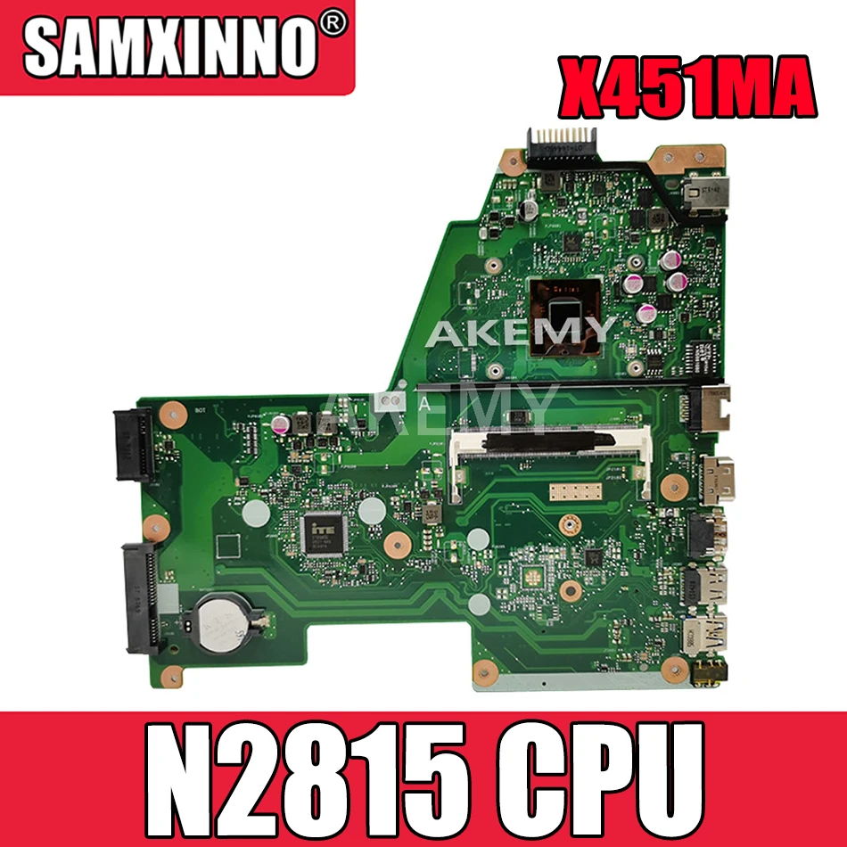 

X451MA laptop motherboard REV 2.1 For Asus F451M X451M X451MA Mainboard DDR3 100% test N2815 CPU 2 cores