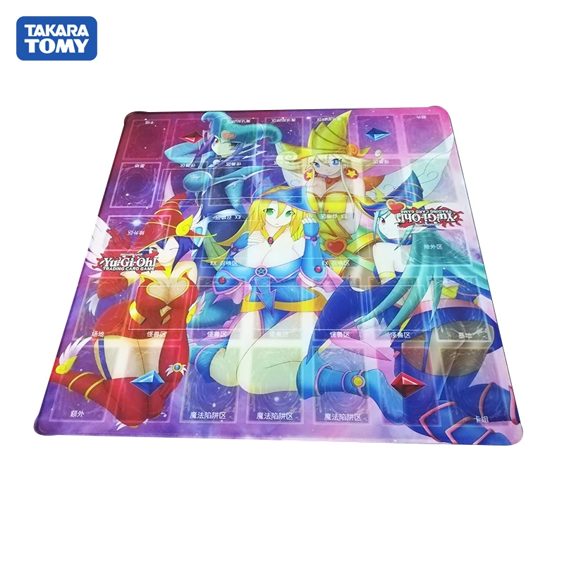 TAKARA TOMY 55*55 см YU GI OH Duel Masters игровой коврик четыре карты Группа поединок диск карта