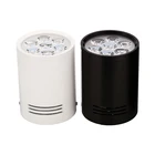 3 Вт 5 Вт 7 Вт 12 Вт поверхностные потолочные светильники Светодиодный точечный потолочный светильник белый черный корпус для гостиной ванной комнаты Кухонные светильники