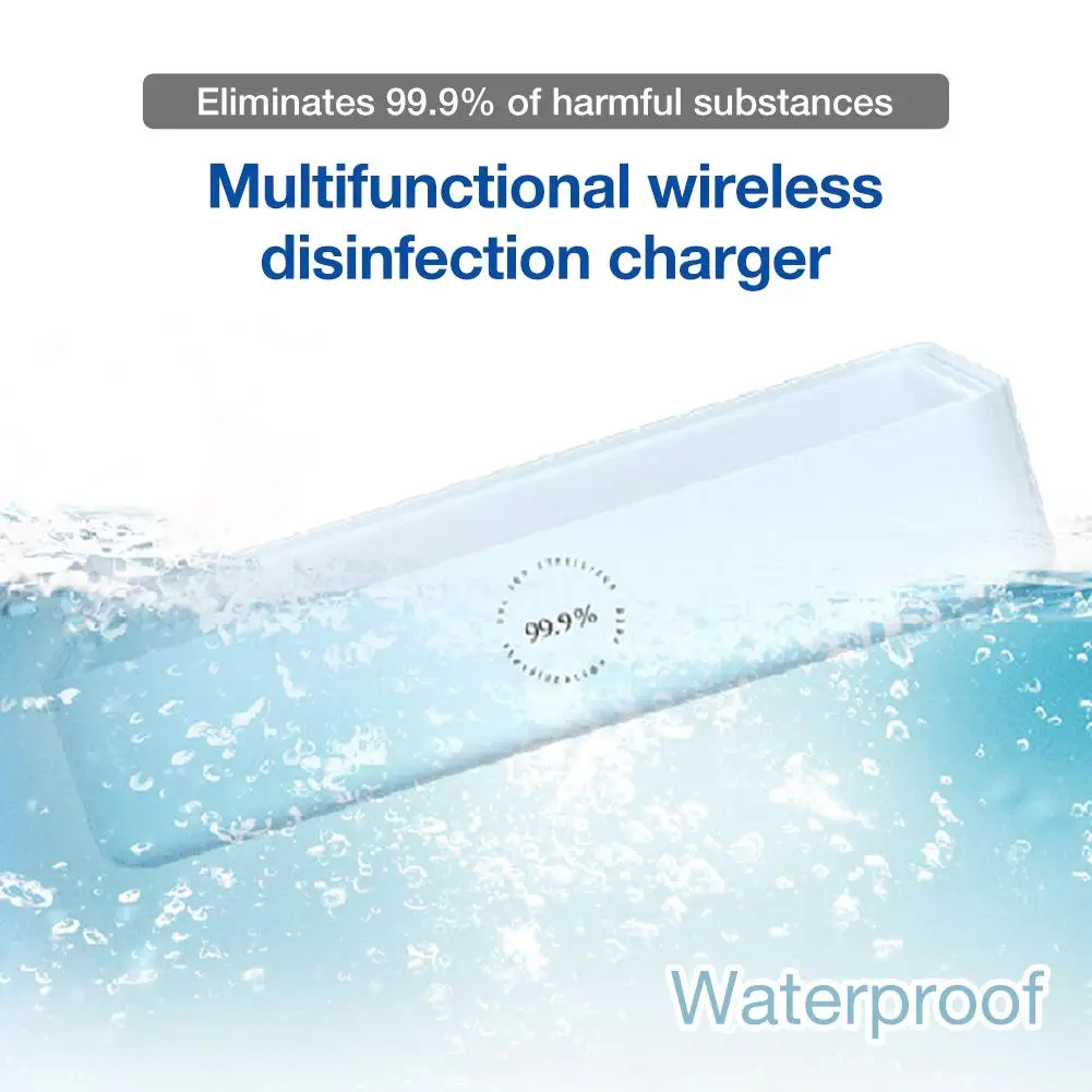 Портативный дезинфицирующий прибор для смартфонов с УФ-подсветкой стерилизатор