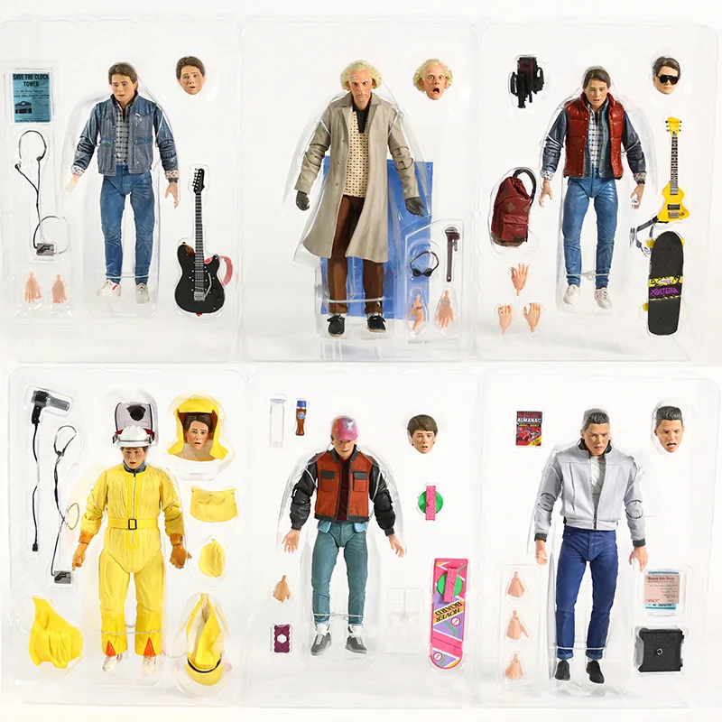 NECA Назад в будущее Марти макfly доктор Браун Бифф Таннин 7 дюймов Ultimate экшн фигурка