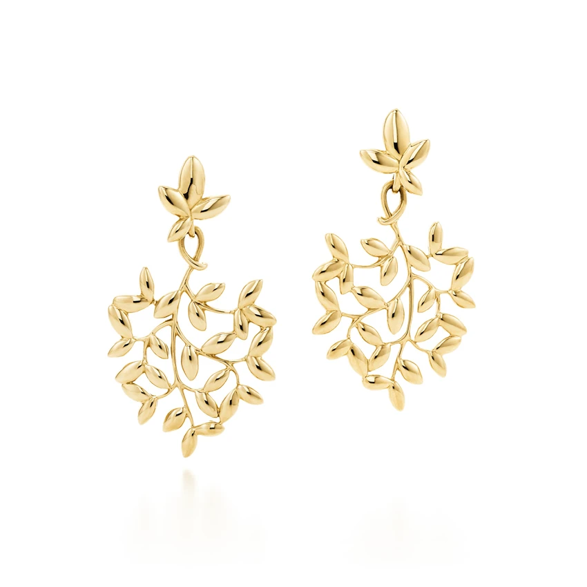

Hot style of high-end fashion leaf earrings