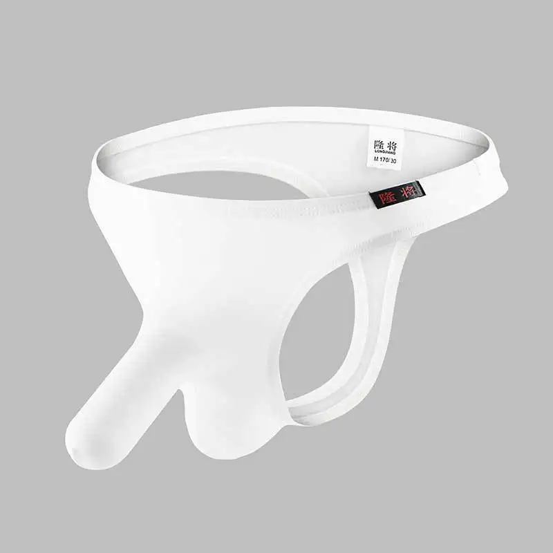 Men's Sexy Modal Underwear Jock Straps Erotic Lingerie Long Bulge Pouch Bikini Thongs G-strings Gay Men Male Panties |