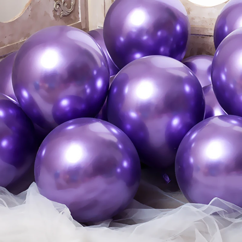 20 шт./лот 10 дюймов 12 дюймовый металлический воздушные шары для свадьбы День