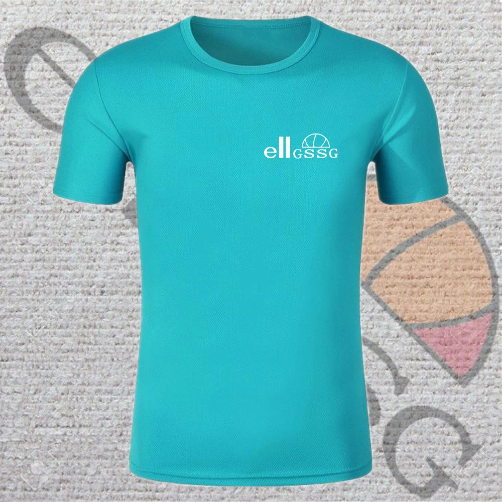 

2021Hot Selling Men's Sports T-shirt Summer Casual Wear Pure Color Hip Hop Mens Street Jogging Wear High Quality Brand Mens Wear