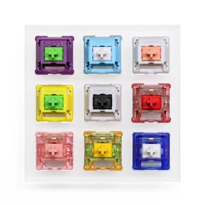 acrylic switch tester 9x9 lcet switch for mechanical keyboard joker pink white black queen blue grace sprout pink sweet heart free global shipping