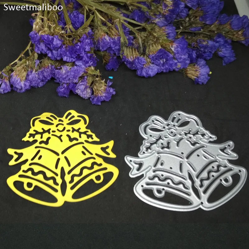 Штампы штампы Скрапбукинг Рождество лук колокольчики металлические трафареты с