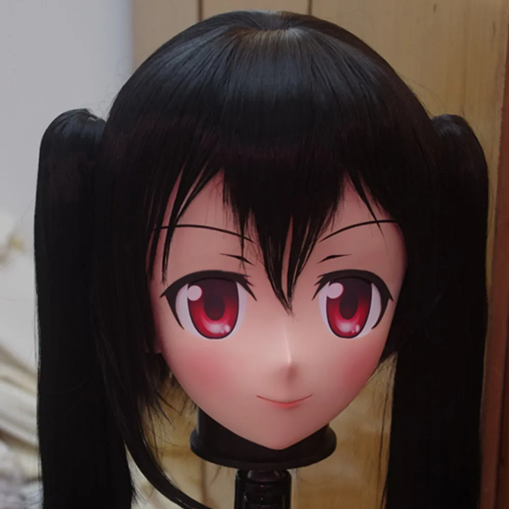 

(C2-028)New Arrival Adult Anime Kigurumi Cosplay Full Head Kigurumi Masks with Wig Fetish Mask and Suit Crossdresser in Party