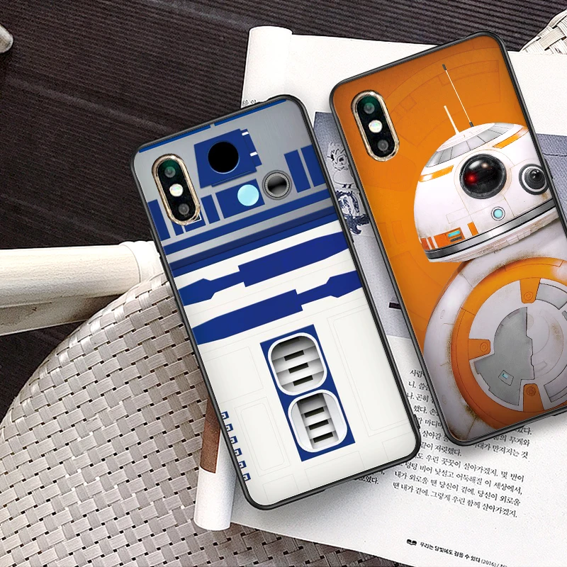 Мультфильм робот r2d2 Мягкий чехол из ТПУ для Apple iPhone X XR XS MAX 5 5S 5C SE 6 S 7 8 Plus ipod touch