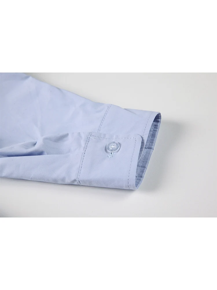 Женские рубашки с бабочками в Корейском стиле однобортные свободные офисные