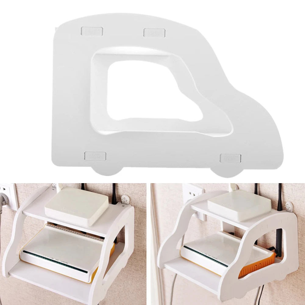 Легкая установка аксессуары держатель для маршрутизатора дома пластиковая ТВ