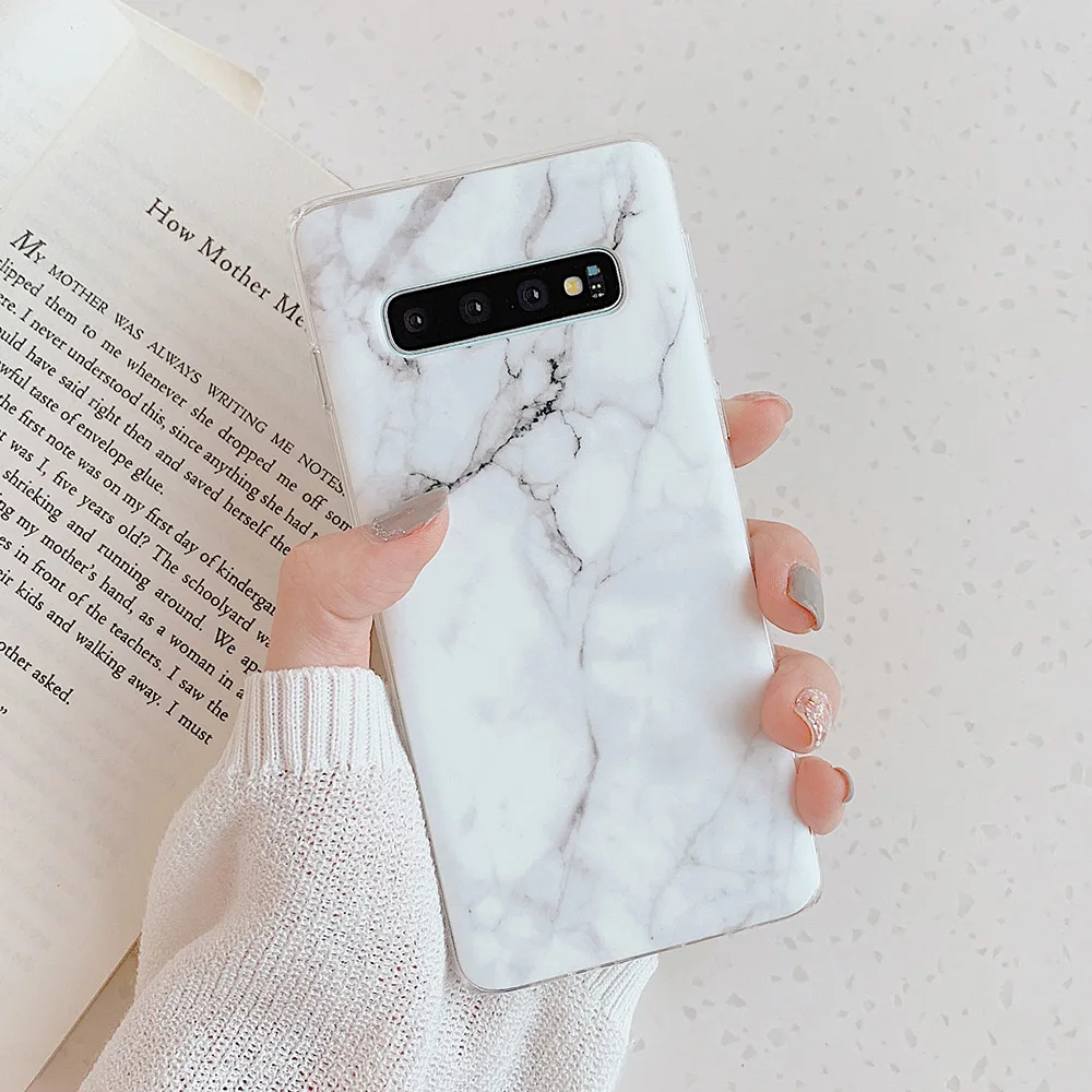 LOVECOM винтажный мраморный чехол для телефона samsung Galaxy Note 10 Pro A51 A50 A70 A40 S10 S10e S8 S9 S7 Plus Мягкий IMD чехол-накладка