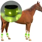 Светоотражающий ремень безопасности для ног светодиодный ремешок для нога лошади ночной езды на велосипеде ходьбы бега