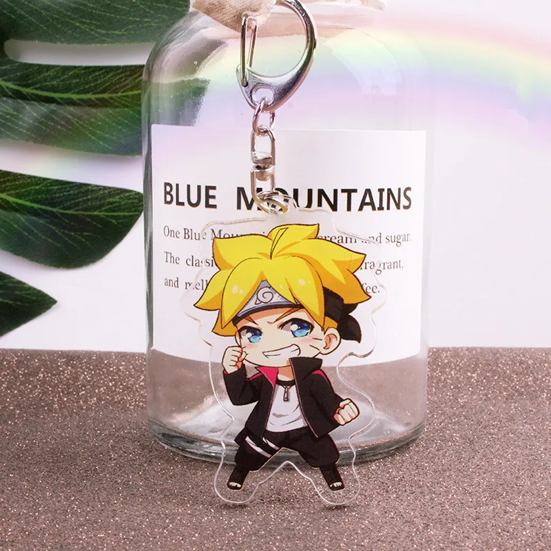 

Hot Selling Cartoon Naruto Key Chain Alec Double Layered Pendant Keyring Best Keyring Gift Exquisite BagPendant