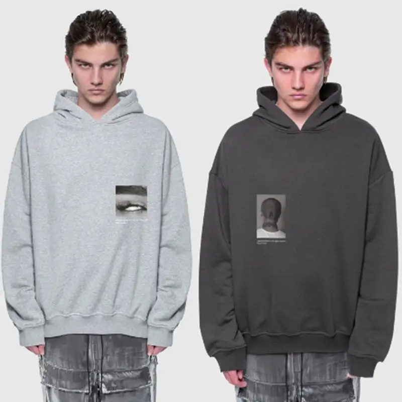 

Washed old Vintage Arnodefrance Hoodie Hoody Men Women 1:1 Eye Printing ADF Sweatshirts Loose Arnodefrance Pullover