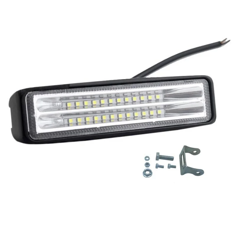 Рабочий светильник Led Bar Offroad 12V 72W 6 дюймовый Автомобильный для ATV SUV трактор