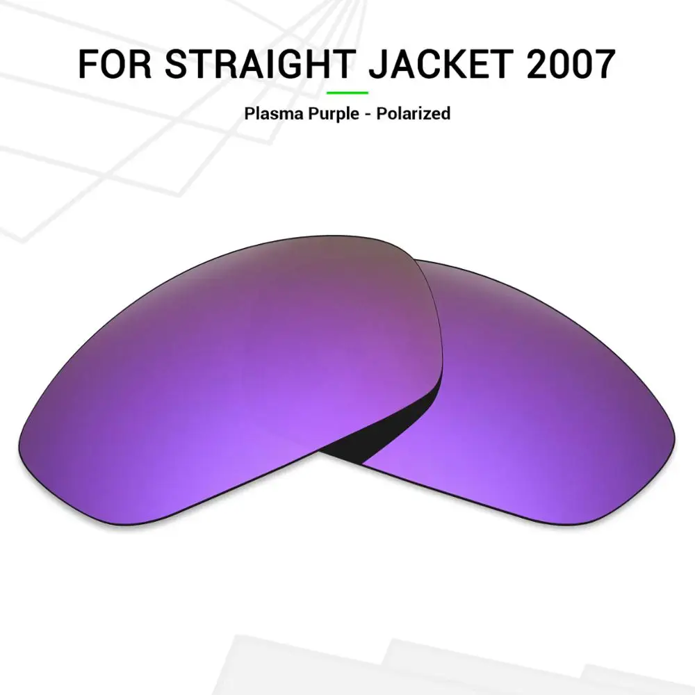 

Mryok POLARIZED Replacement Lenses for Oakley Straight Jacket 2007 Sunglasses Plasma Purple