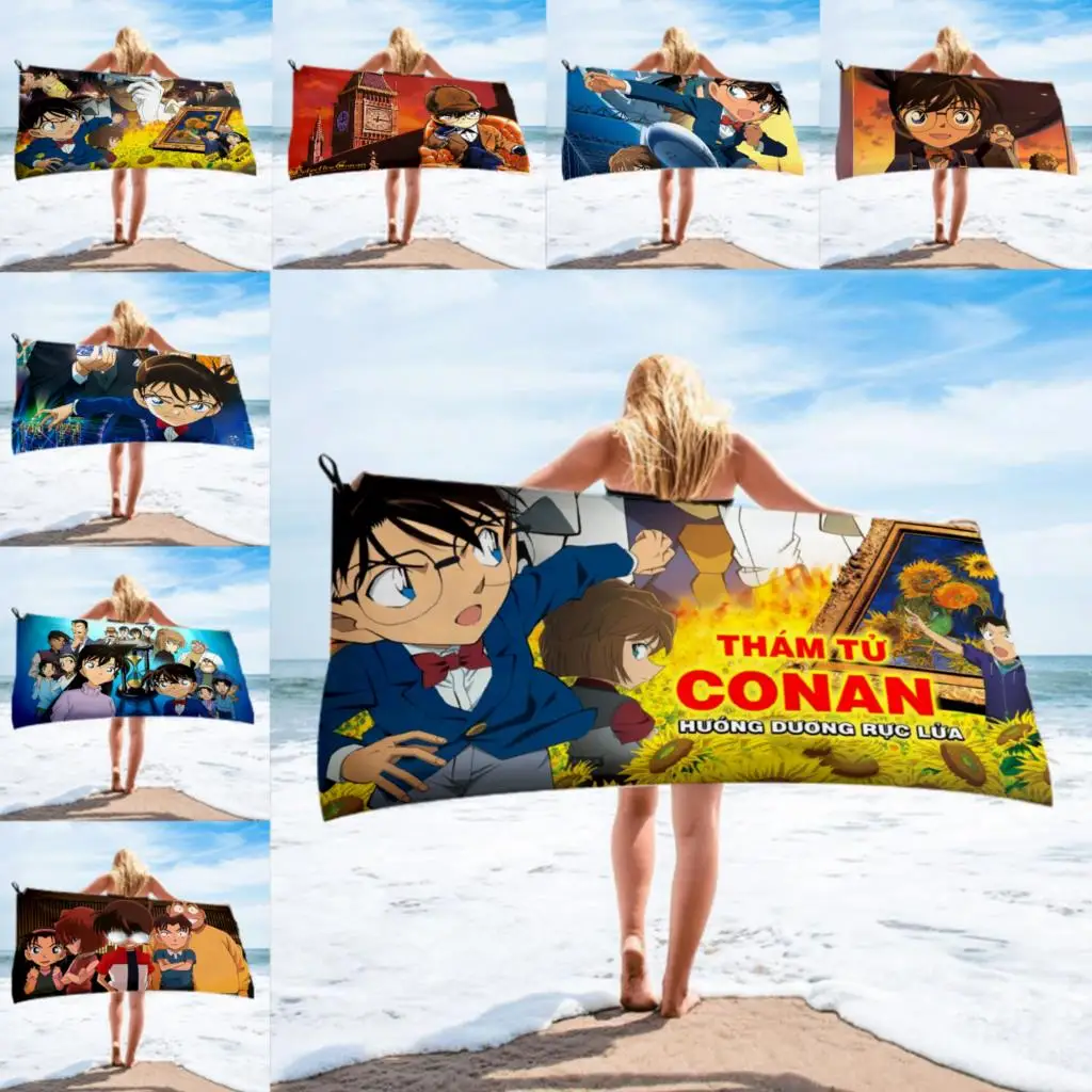 Банное полотенце в стиле аниме для обнаружения пляжное женская шелковая длинная