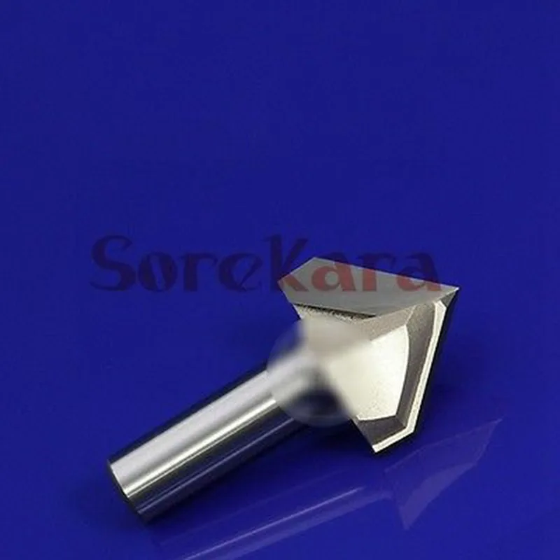 V-образная деревянная фреза 1/2 дюйма * 1 дюйм инструменты для ЧПУ Концевая МДФ