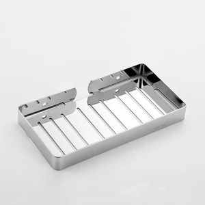 Мыльница из нержавеющей стали 304, не требующая пробивки, мыльница для ванной комнаты с отверстием для слива, Балконная мыльница, Дырокол или Дырокол двойного назначения