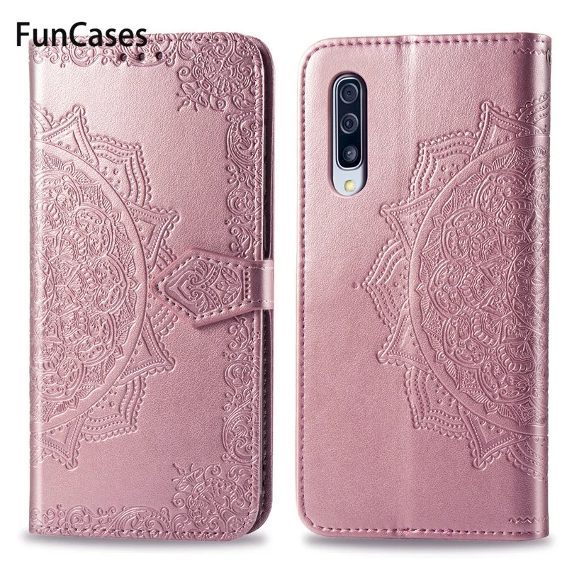 Чехол для Samsung Galaxy A50 A505F A505 A 50 кожаный флип-кошелек чехол телефона A30 30 A305F - купить