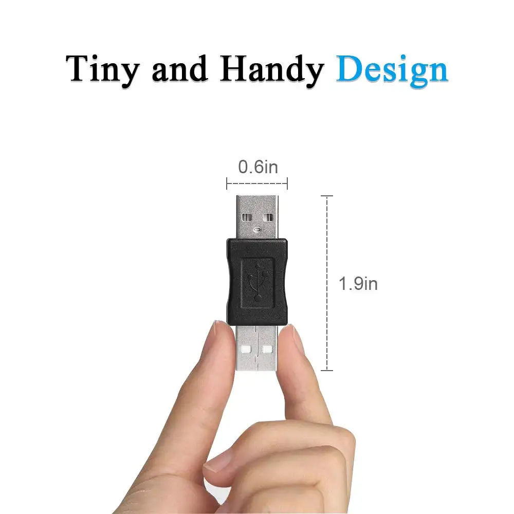 Onvian USB "папа" в USB "Мама", мужской Пол смены адаптер OTG usb-удлинитель Муфта конвертер для портативных ПК