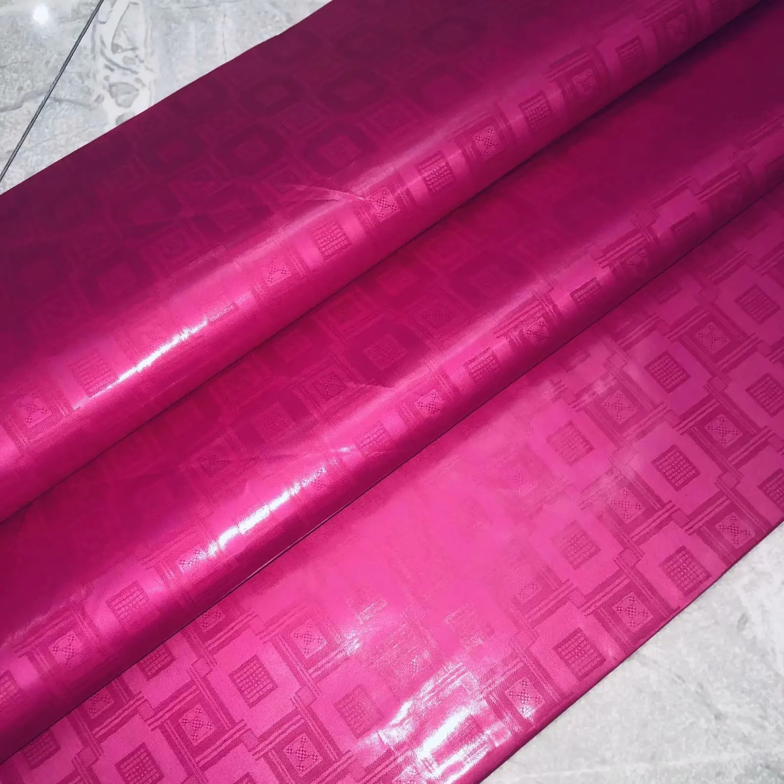 Африканская кружевная ткань с Жаккардом базин богатый 5 ярдов материалы для