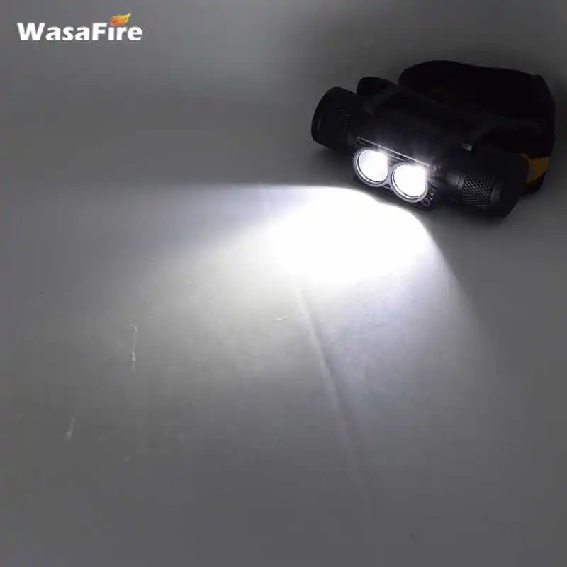 

XM L2 Led Headlamp Rechargeable 4 Modes Head Torch Light Waterproof Rotate Head Lamp Running Headlight for Camping Hunting