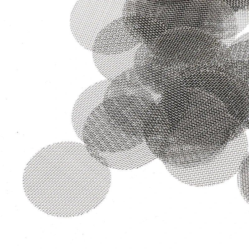 100 шт./компл. 19 мм трубка для курения из нержавеющей стали металлические фильтры