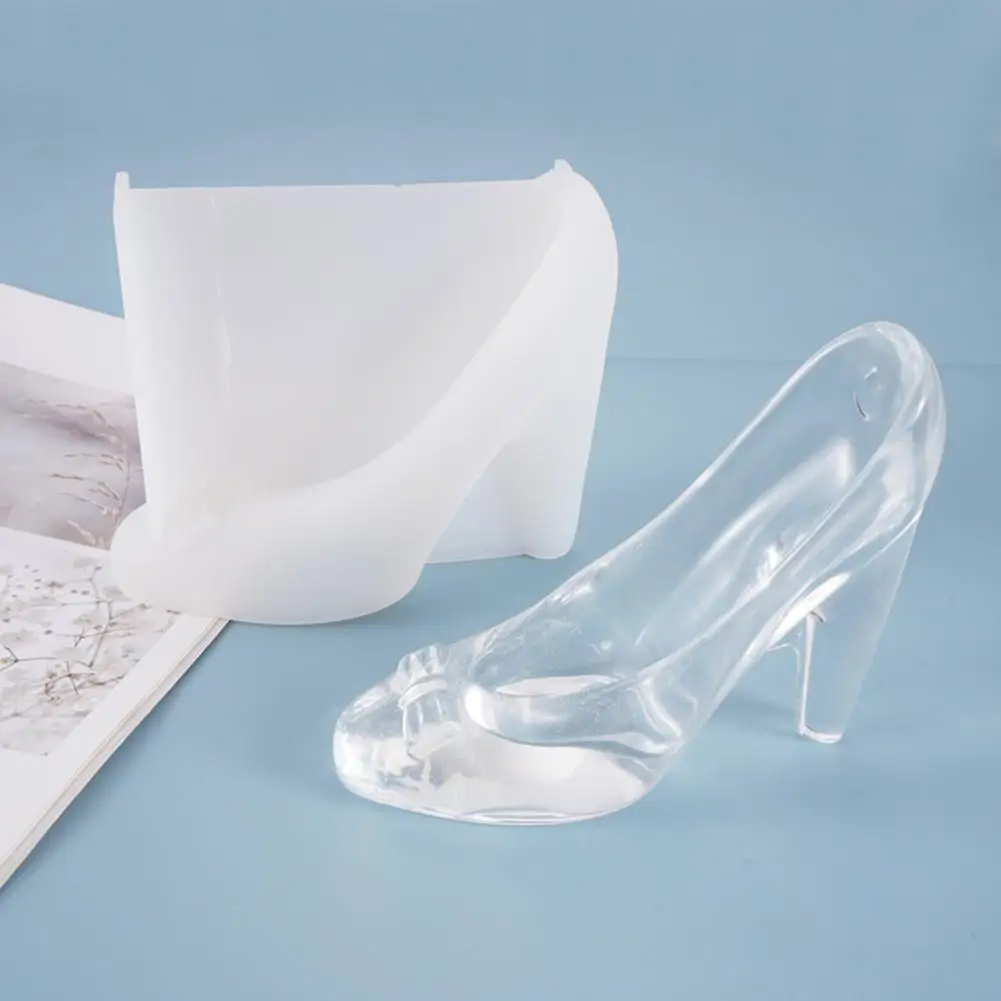

Crystal Epoxy Mold High Heels Casting Resin Silicone Mold Handmade Epoxy Mold DIY Crafts Decoration Jewelry Making Tools
