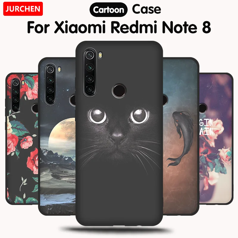 Силиконовый чехол EiiMoo для Xiaomi Redmi Note 8 8T Xiomi Note8 Pro 64 ГБ 128 ГБ|Бамперы| |