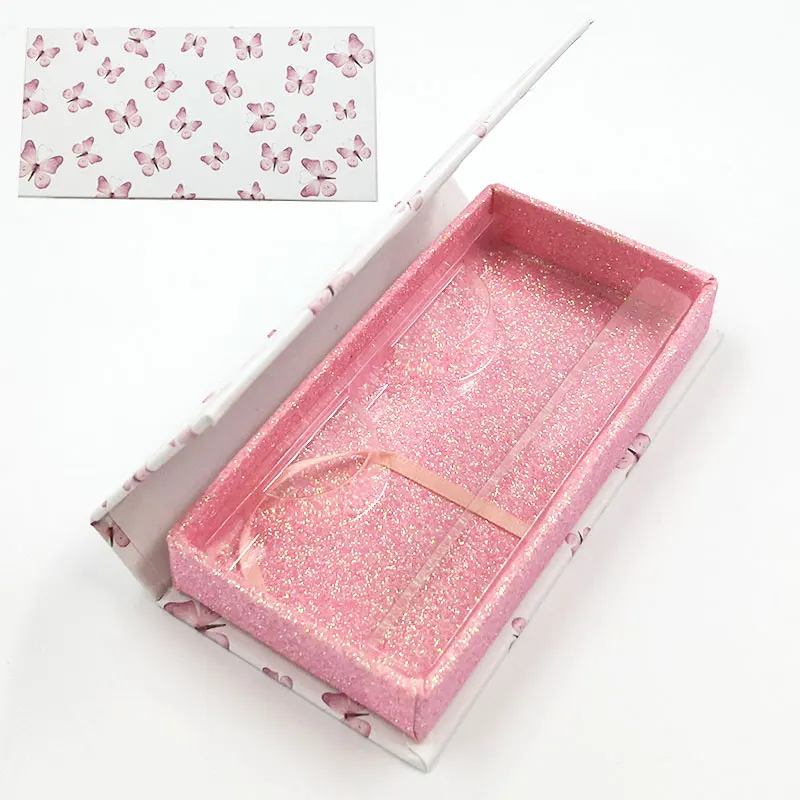 

Wholesale Lash Boxes Packaging Eyelash Box Package Custom Rectangle Magnetic Butterfly Eyelash Storage Case Vendors