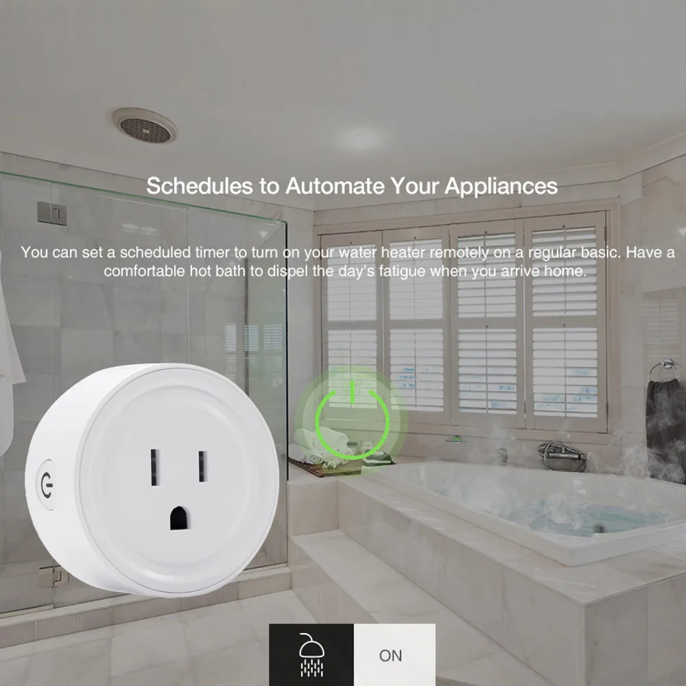 Умная розетка с Wi Fi и американской вилкой переключатель для Amazon Alexa/Google Home
