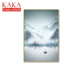 Наборы для вышивки крестом, наборы для рукоделия с печатным рисунком, холст 11ct-для домашнего декора, картина, полный пейзаж, NCKS100
