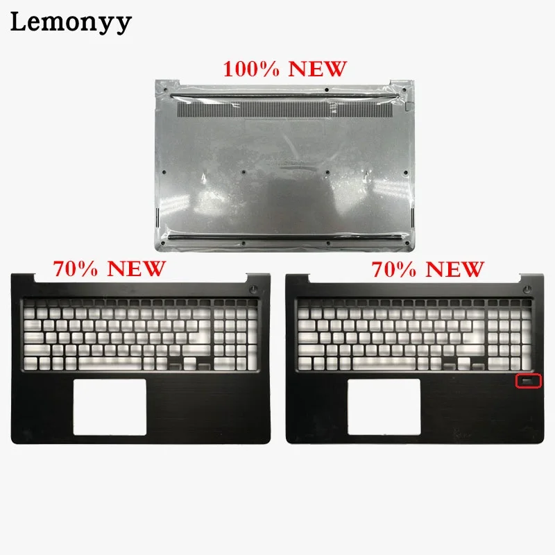 Корпус ноутбука для Dell Vostro 15 5568 V5568 темно-серый упор для верхней части корпуса/Нижняя крышка корпуса 0HJP49 0FCN57 0JD9FG
