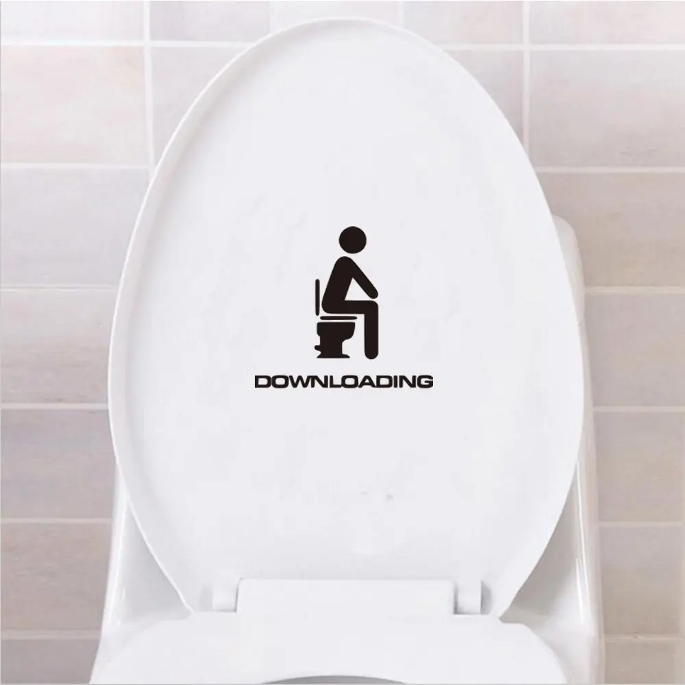 Наклейка на стену наклейка для туалета забавная Водонепроницаемая унитаз