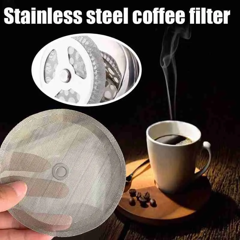 

Reusable Coffee Filter Steel Coffee Filter Mesh For French Filter High In Diameter Tea Maker Coffee Press Quality 10cm J6O7