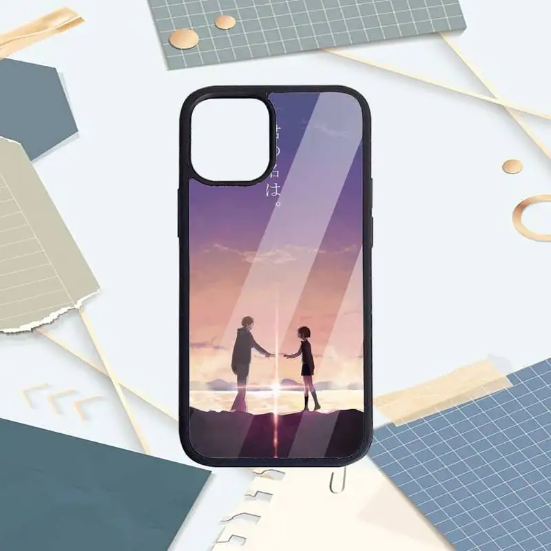 

Your Name japanese name Phone Case PC for iPhone 11 12 pro XS MAX 8 7 6 6S Plus X 5S SE 2020 XR Luxury brand shell funda