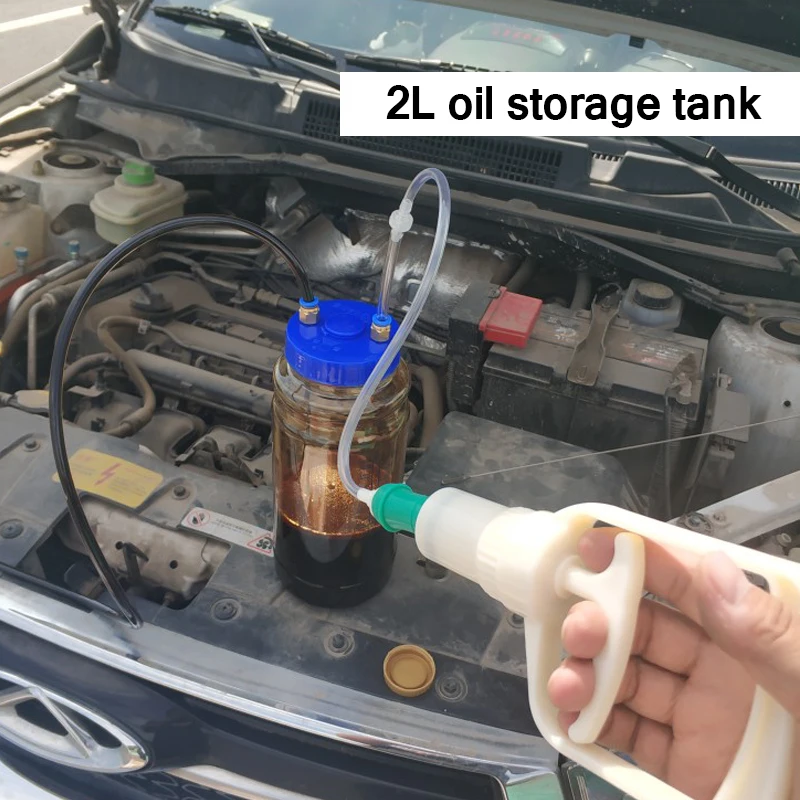 

Universal Oil Change Pump Manual Hose Pump Engine Suction Vacuum Car Truck Van Moto Maintenance Tool 2L Oil Storage Tank