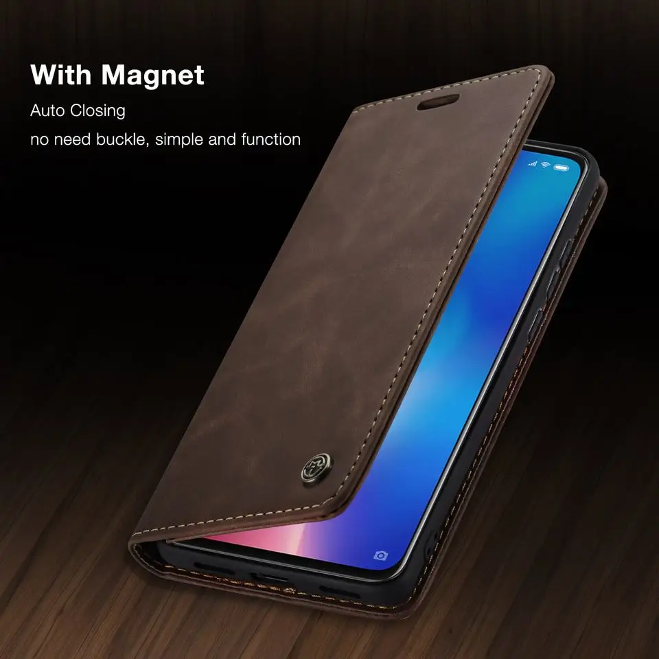 Роскошный Магнитный флип чехол для Xiaomi Redmi Note 8 Pro чехол-книжка из матовой кожи, чехол книжка для мобильного телефона Redmi Note 8