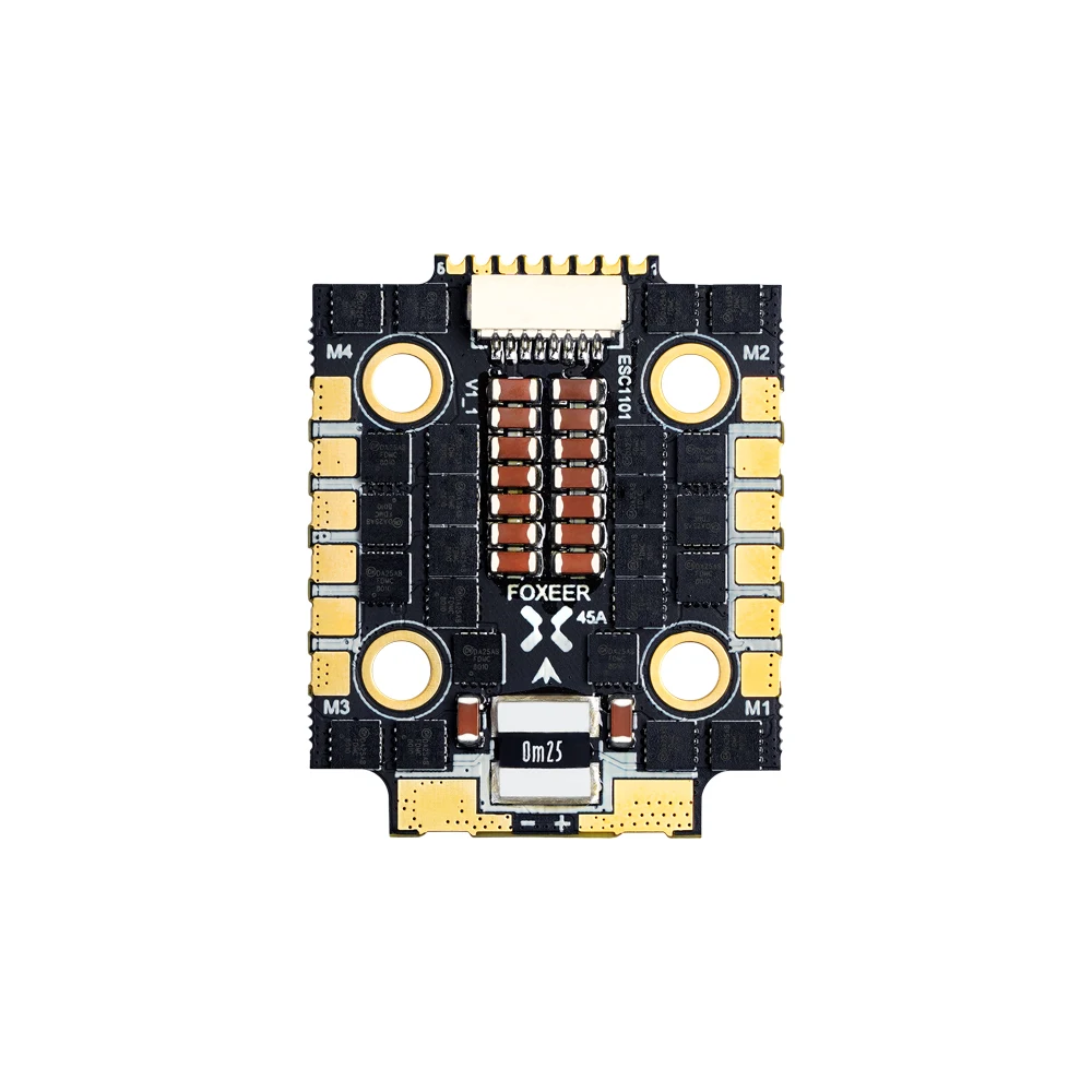 

20x20 мм Foxeer Reaper Mini 45A BLheli32 4 в 1 бесщеточный ESC DSHOT1200 3-6S для радиоуправляемых FPV гоночных беспилотных летательных аппаратов запасные части