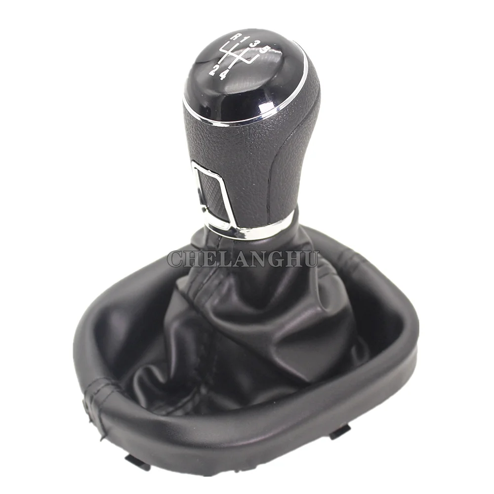 

Для Volkswagen VW Caddy 2011 2012 2013 2014 2015 автомобильный Стайлинг 5/6 скоростей ручка переключения передач кожаный ботинок