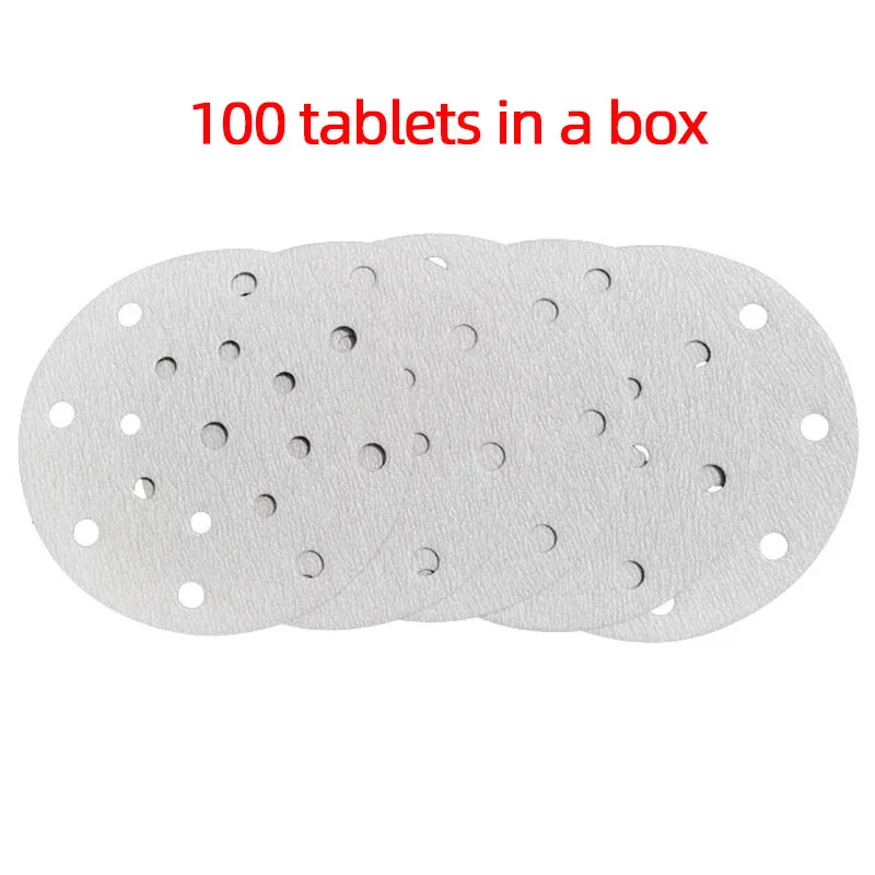 6-дюймовая 17 отверстий сухая шлифовальная бумага круглая самоклеящаяся