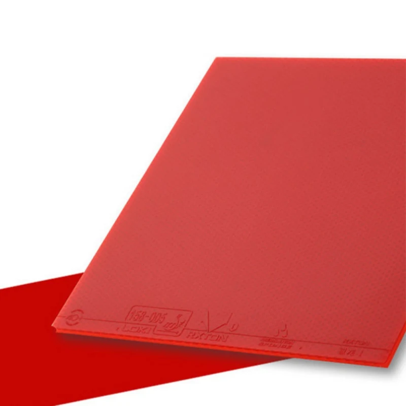 Красный/черный полулипкий Настольный теннисный резиновый жесткая губка для