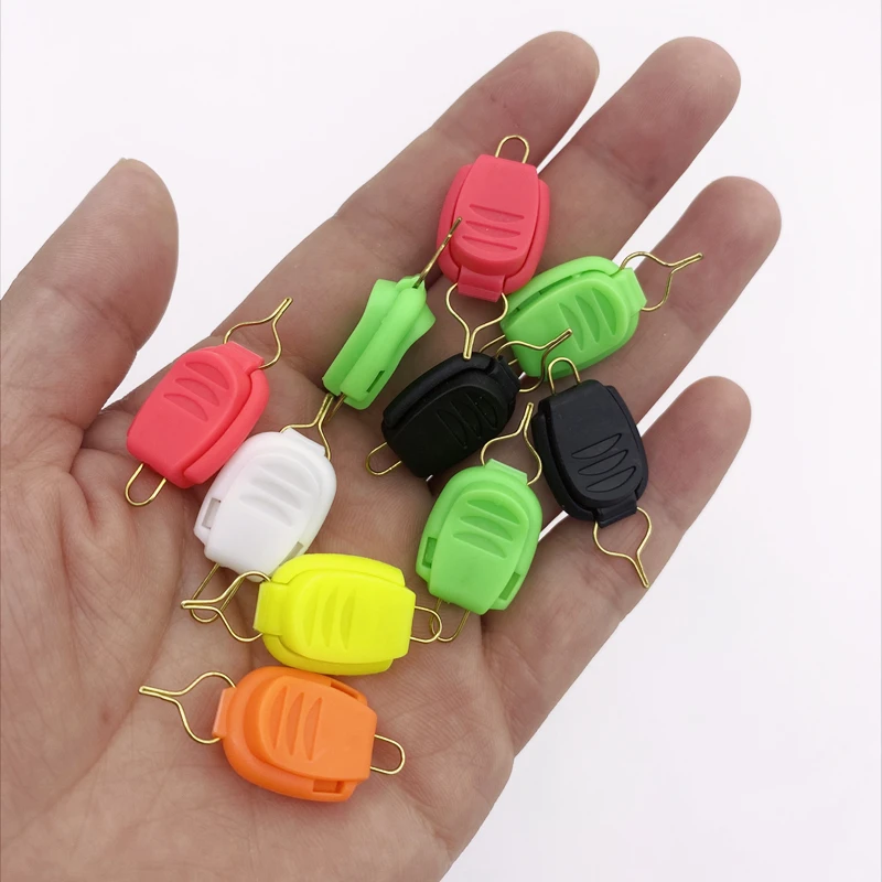 20Pcs *Fishing Line Stopper Drum Reel Wire Buckle Keeper Baitcasting Reel Fish Line Holder Stop Buckle Feeder Wire Stoppe